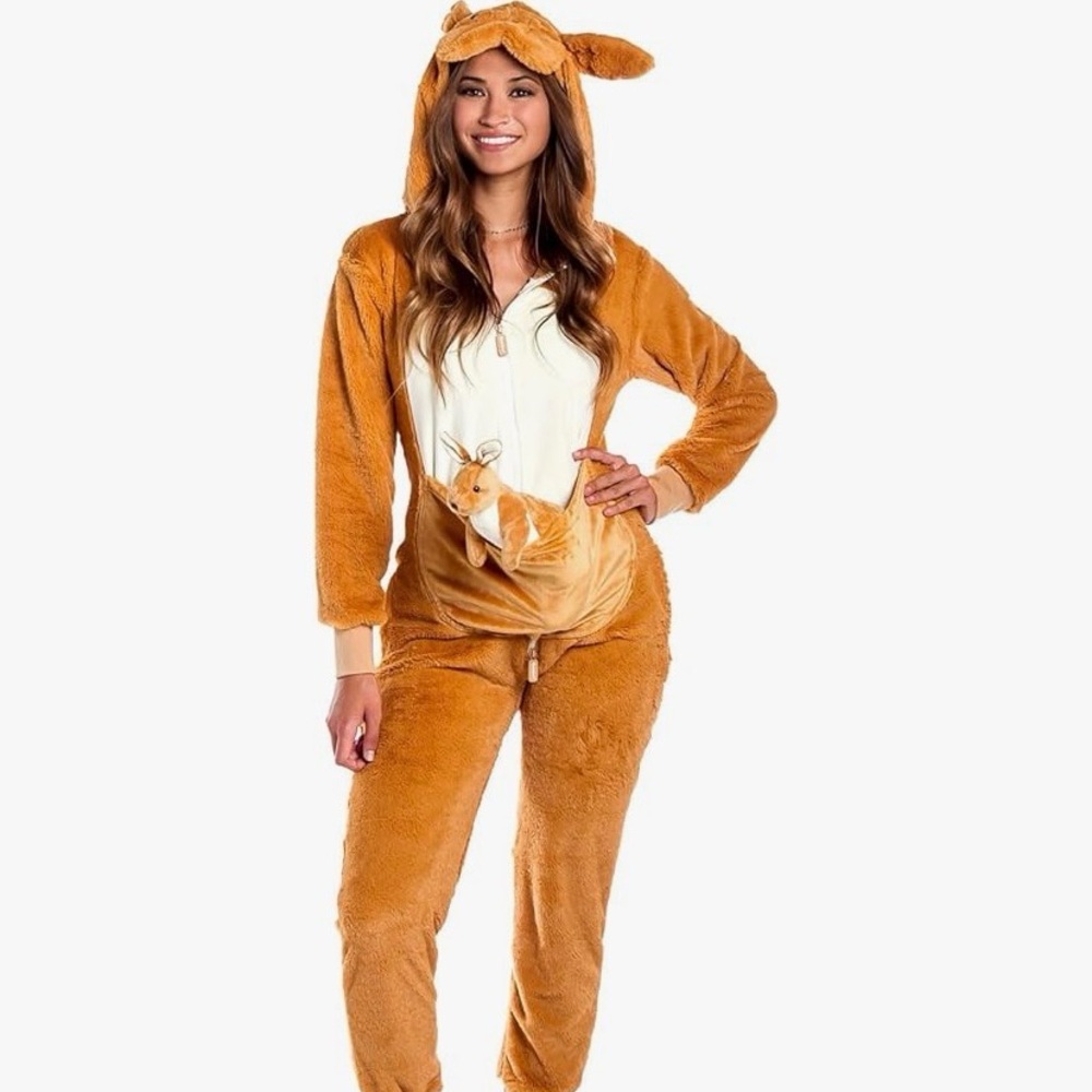 Tipsy Elves Kangaroo costume sz small (missing baby Joey) NWT